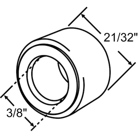 Strybuc Dark Gray Balance Bushing 96-M15